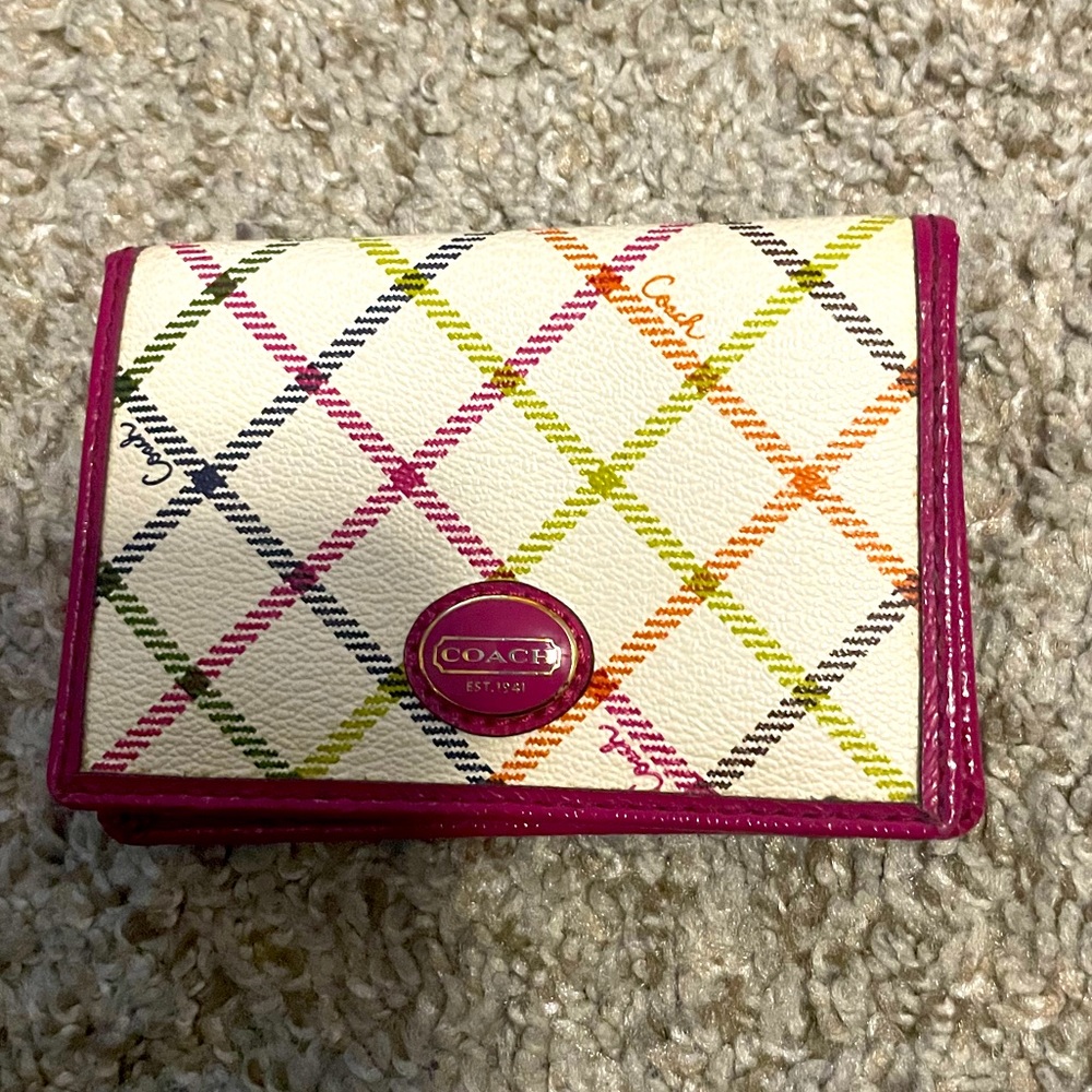 Pre-loved Coach card case
